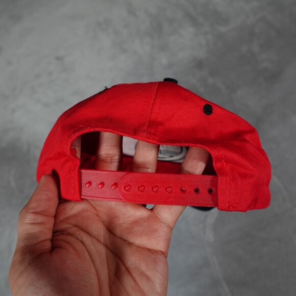 Vintage Backstreet Boys SnapBack Hat Cap Music Band Red 90s Y2K - Picture 5 of 8